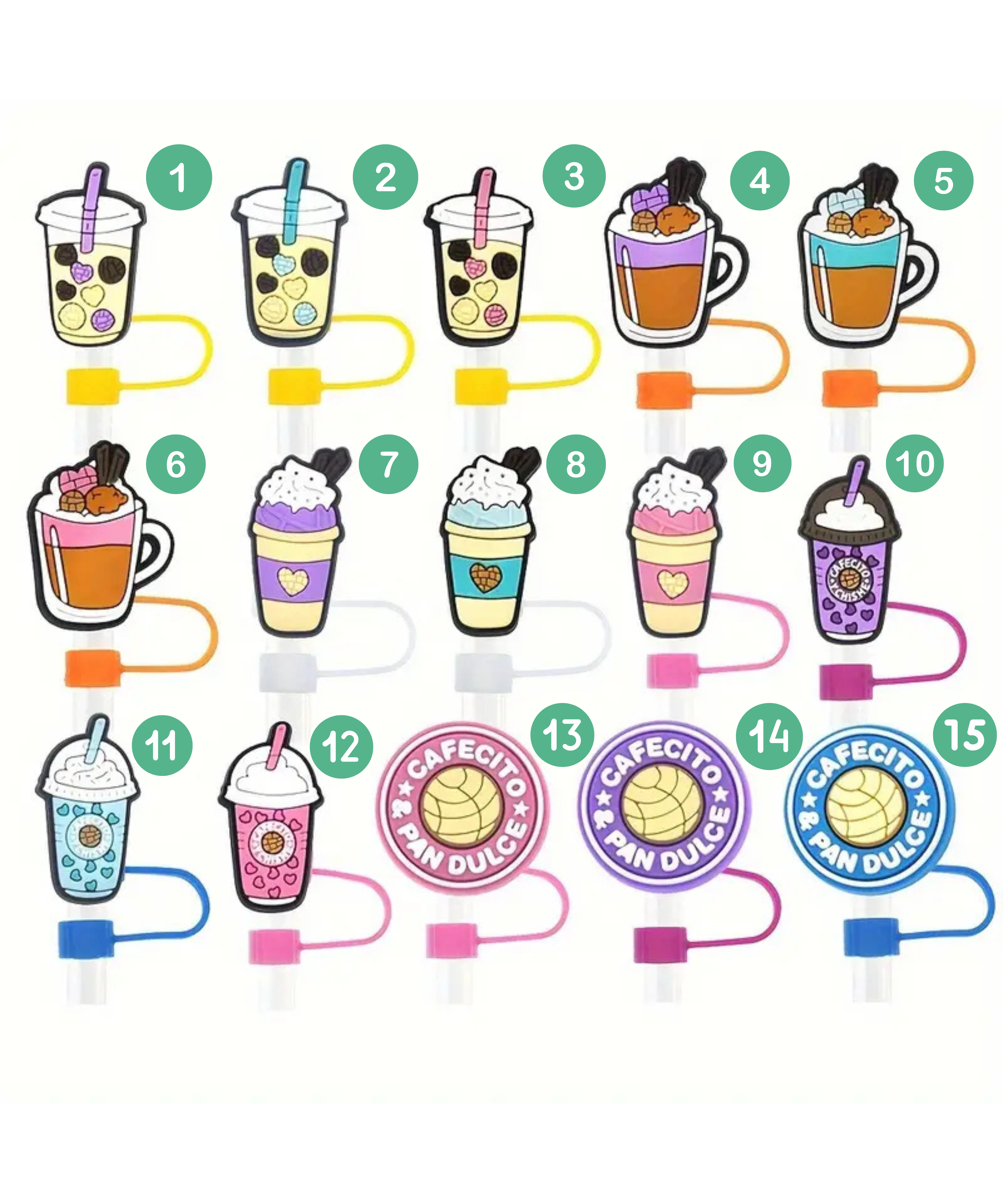 Straw Toppers for Tumblers - Image 2