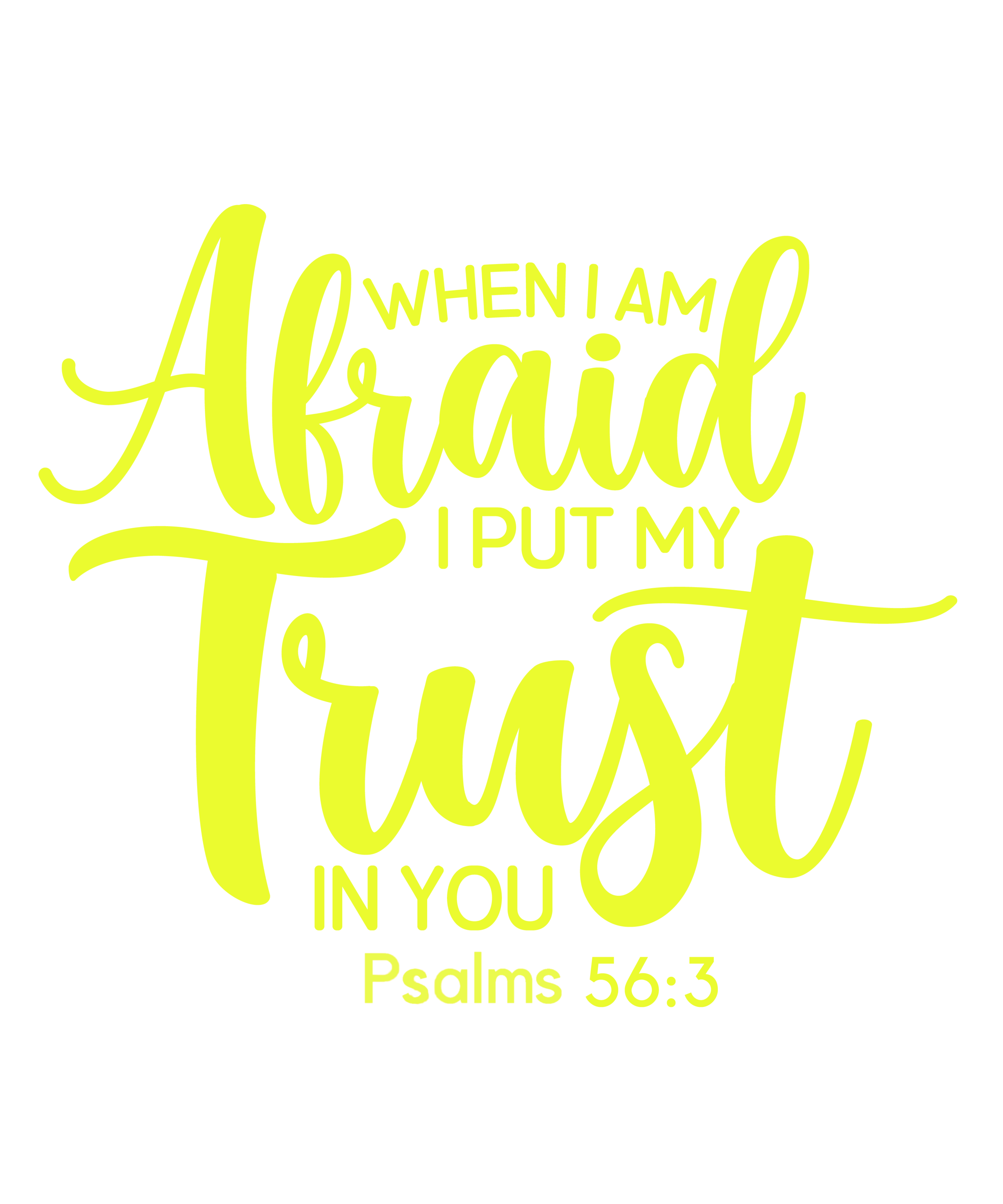 WHEN I AFRAID I PUT MY TRUST IN YOU - Image 3